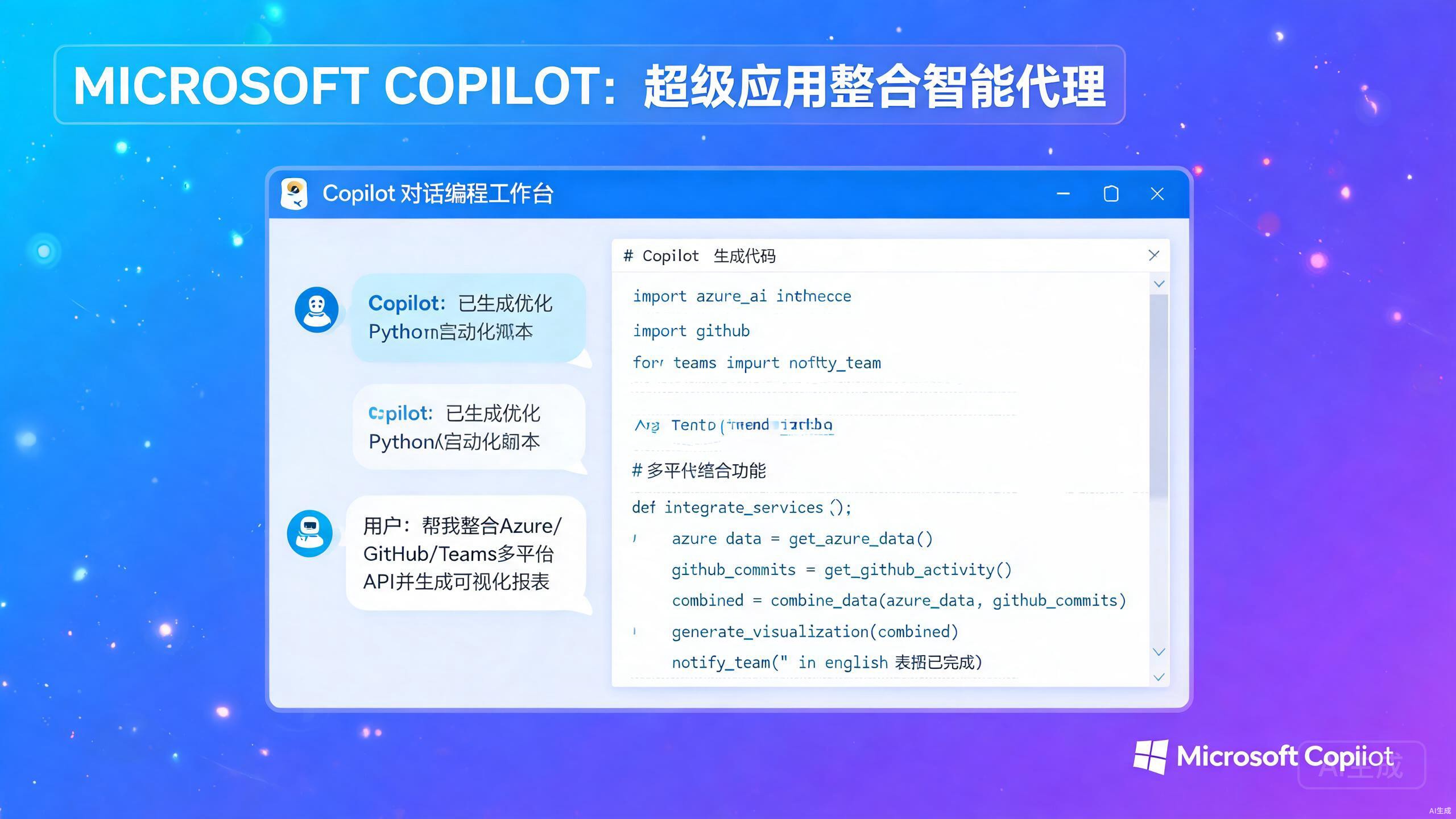 微软确认研发Copilot超级应用：整合对话、编程与智能代理能力，2026年内推出