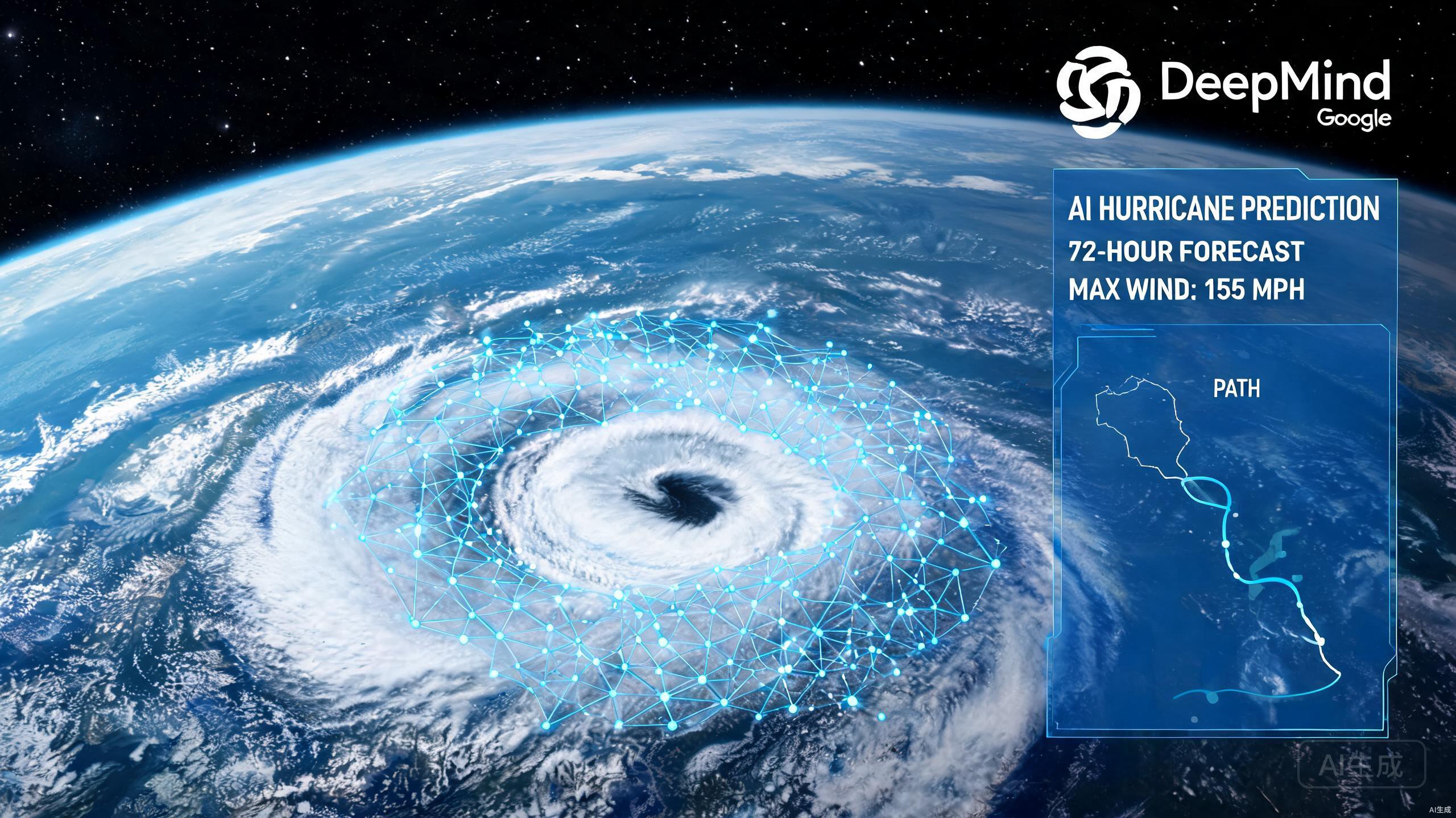 谷歌DeepMind推出WeatherNext气旋模型，AI飓风预报精度提前24小时