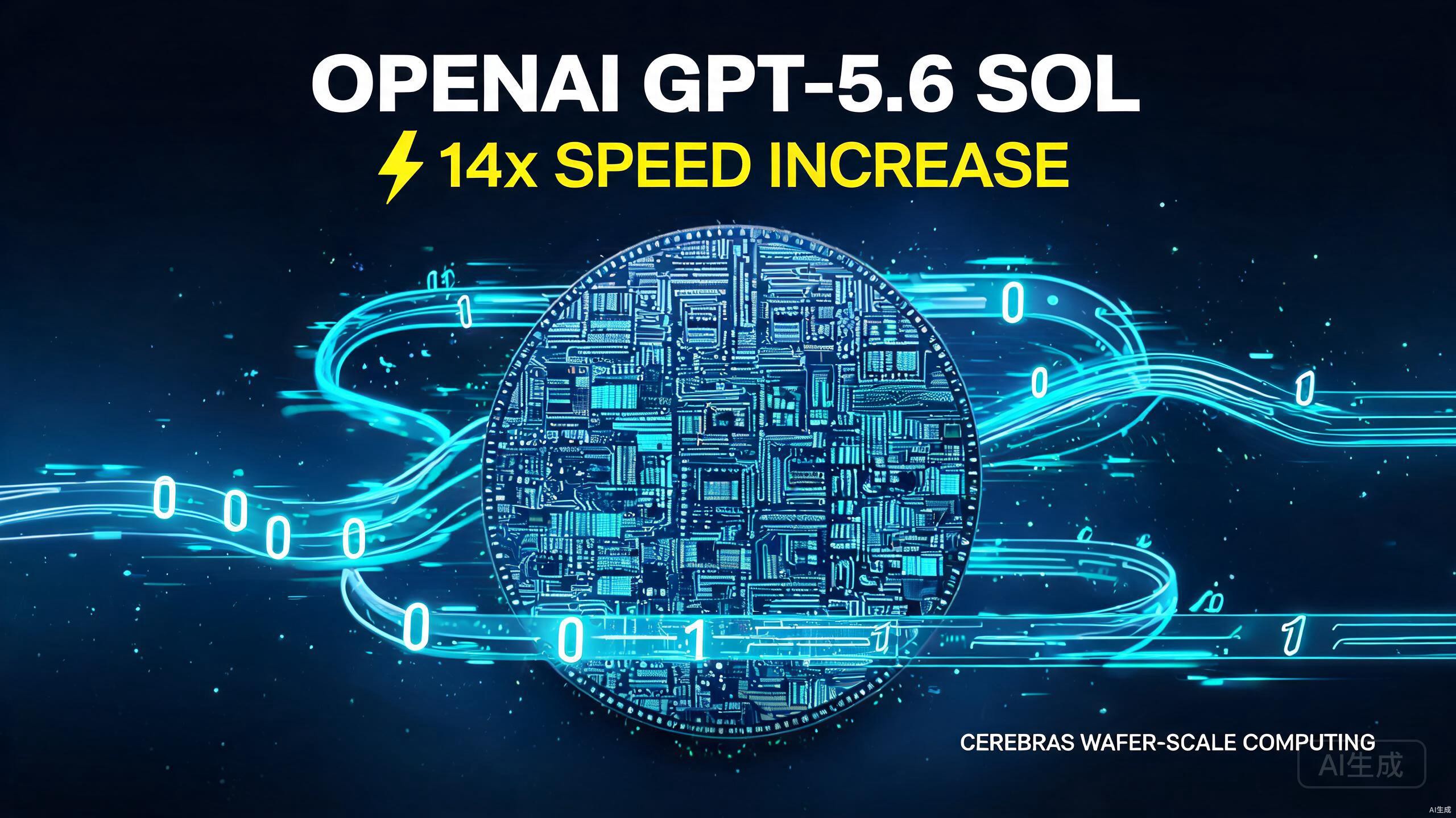 OpenAI推出GPT-5.6 Sol Ultrafast：Cerebras晶圆级系统加持，每秒750token提速14倍