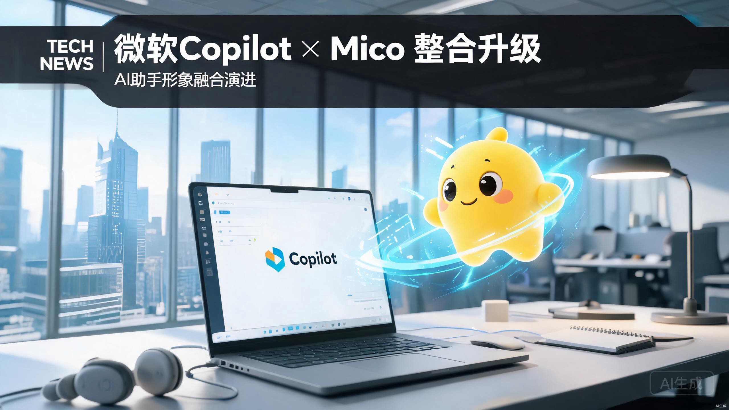 微软Copilot黄色虚拟形象Mico退场，转岗学习平台预示AI助手形态统一