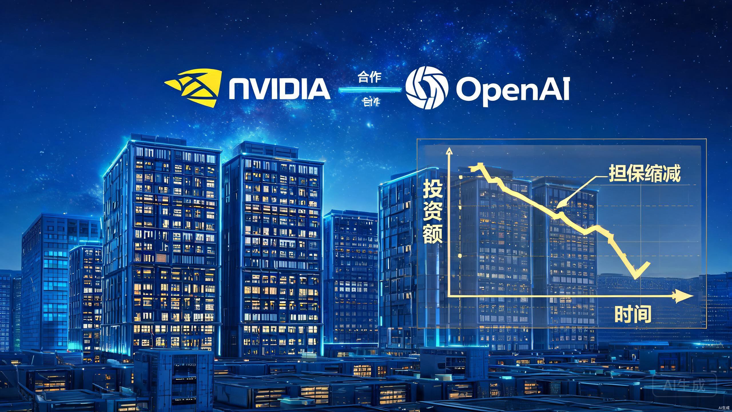 英伟达缩减OpenAI数据中心担保规模：从2500亿美元砍至1200亿以内，降幅超50%