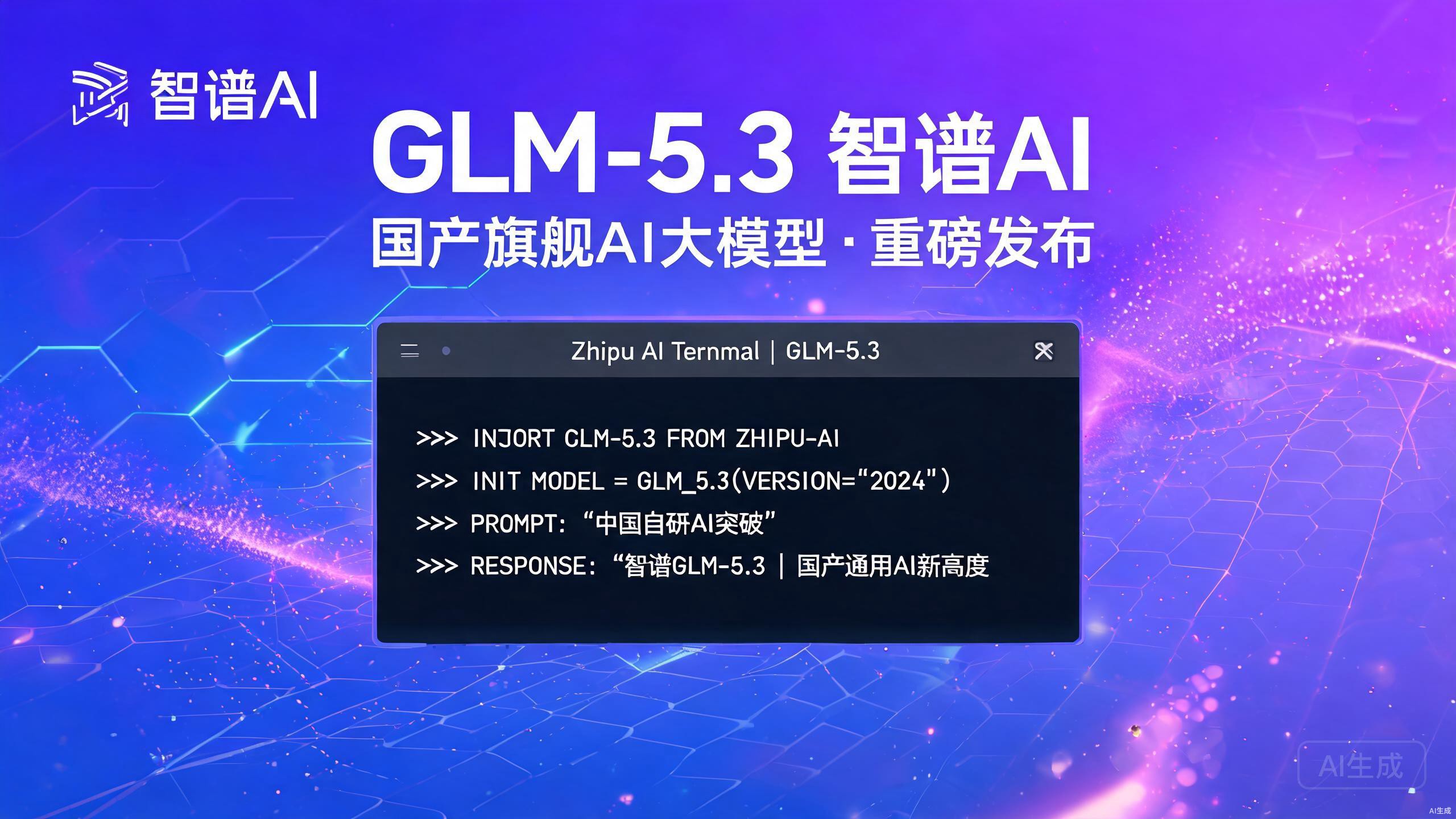 智谱发布GLM-5.3大模型：Terminal-Bench成绩超越DeepSeek V4-Pro，定价不变