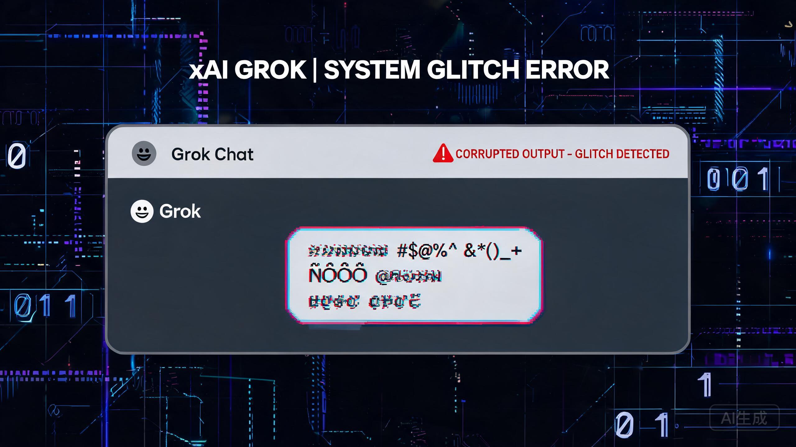 xAI的Grok聊天机器人出现乱码回复故障，暴露大模型部署可靠性挑战