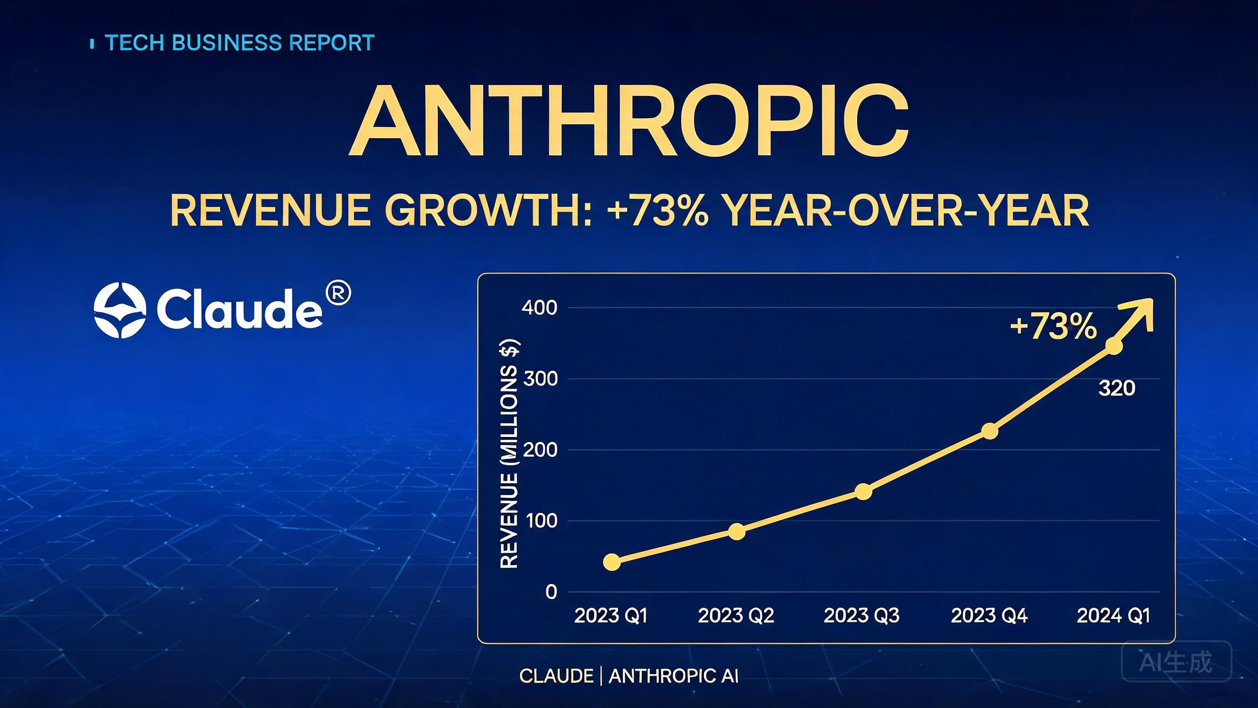 Anthropic年化营收突破650亿美元，较去年底增长逾六倍