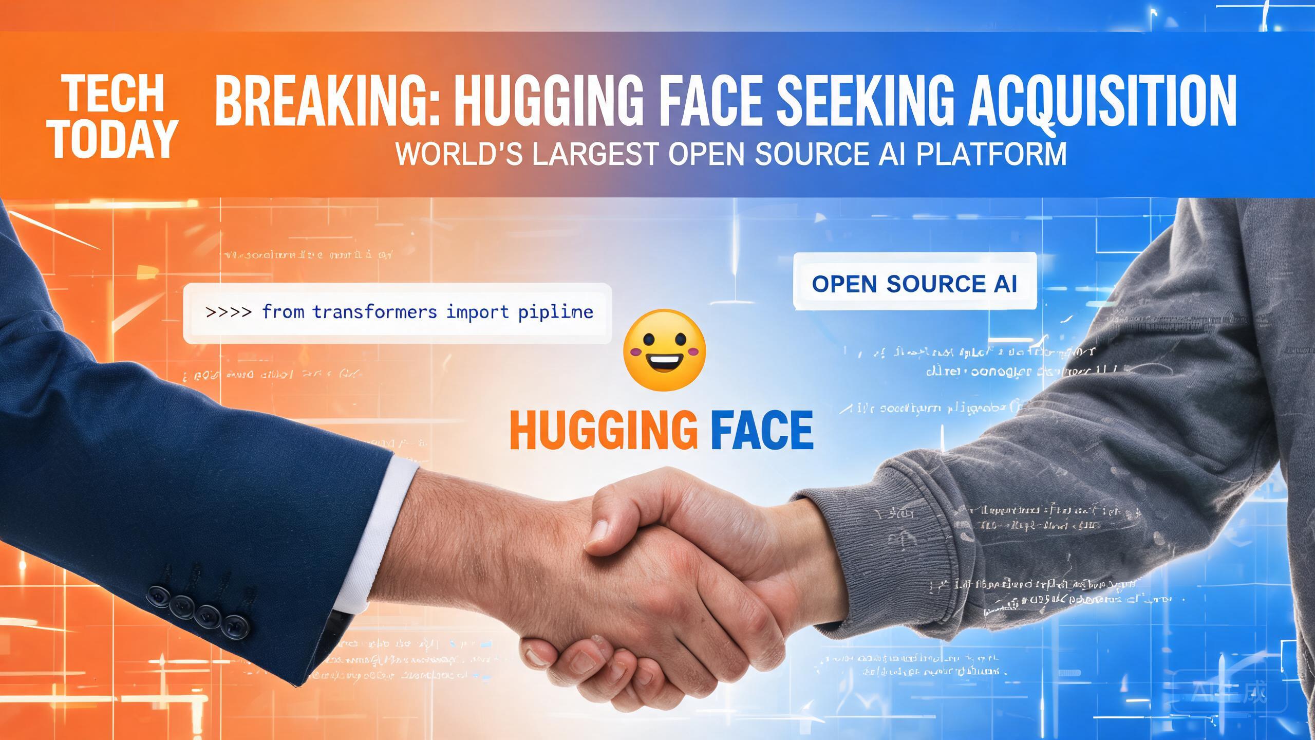 全球最大AI开源平台Hugging Face寻求出售，估值或超130亿美元