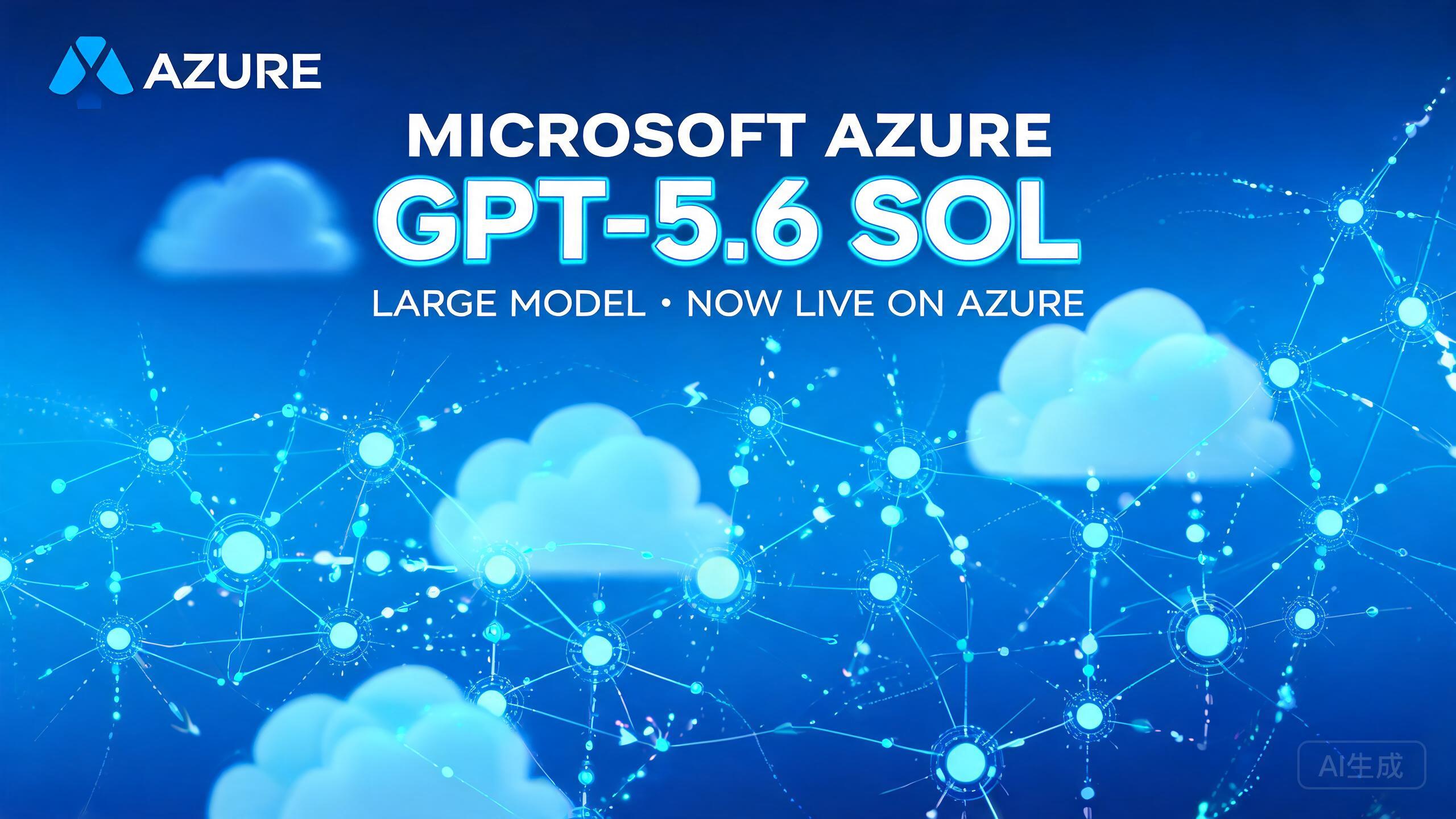 微软宣布GPT-5.6 Sol将于9月1日上线Microsoft Foundry